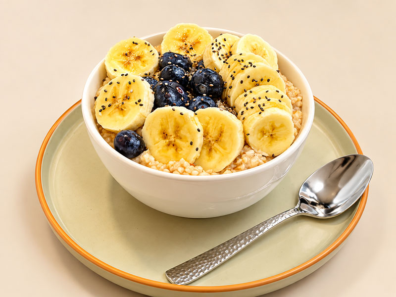 Organic Blueberries Banana Oat