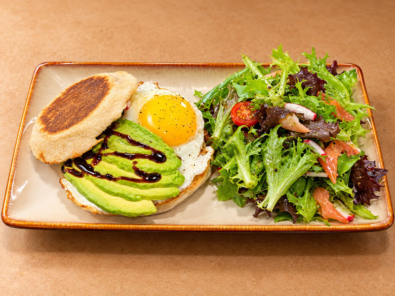 Heirloom Tomato & Avocado Breakfast Muffin