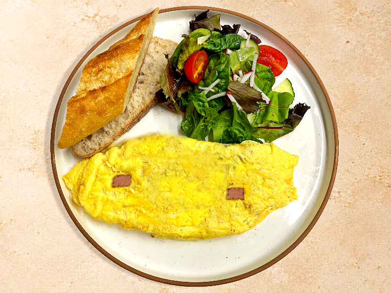Ham & Swiss Cheese Omelette 